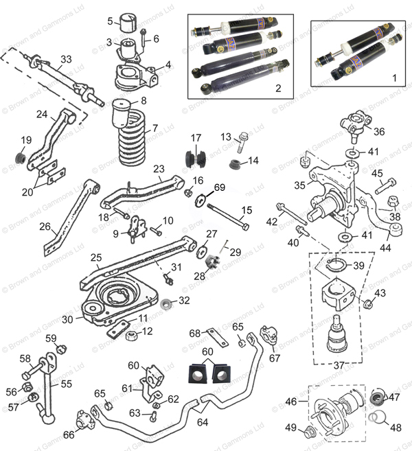 Image for Front Suspension Shockers Anti Roll Bar